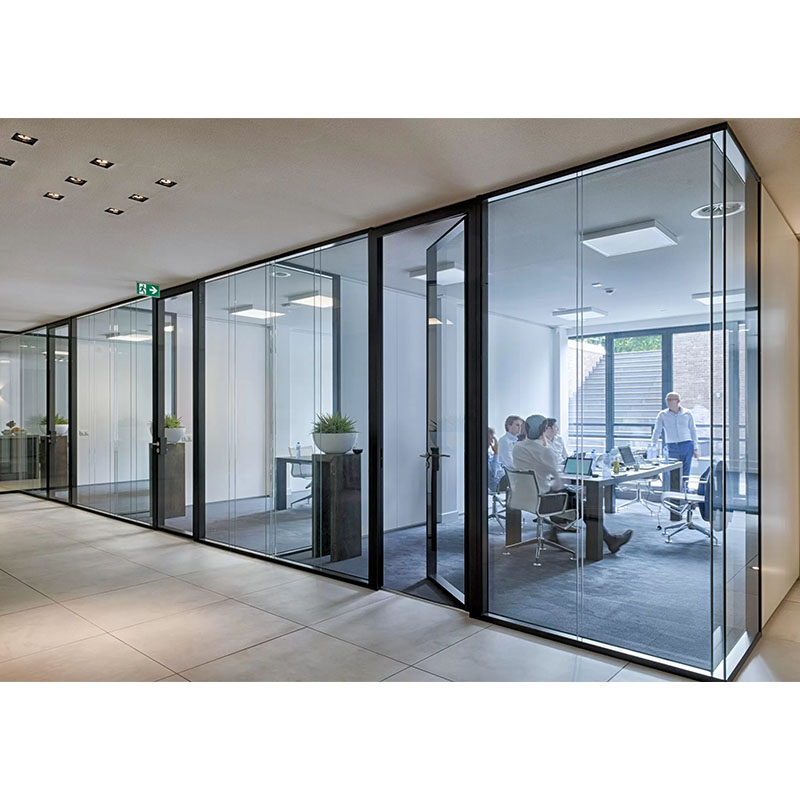 Double-Glazed Tempered Glass Modular Separation Wall