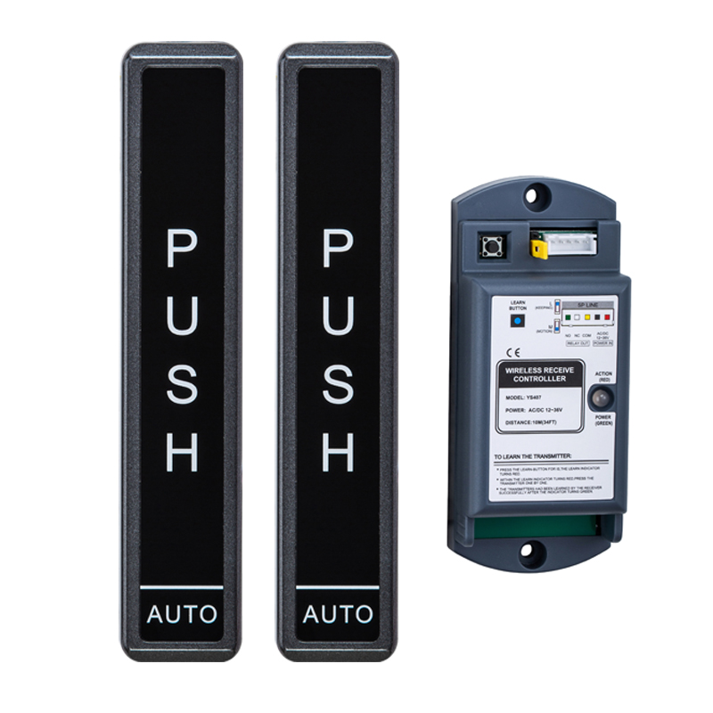 Wireless Push Button Wall Switch with 433MHz Receiver